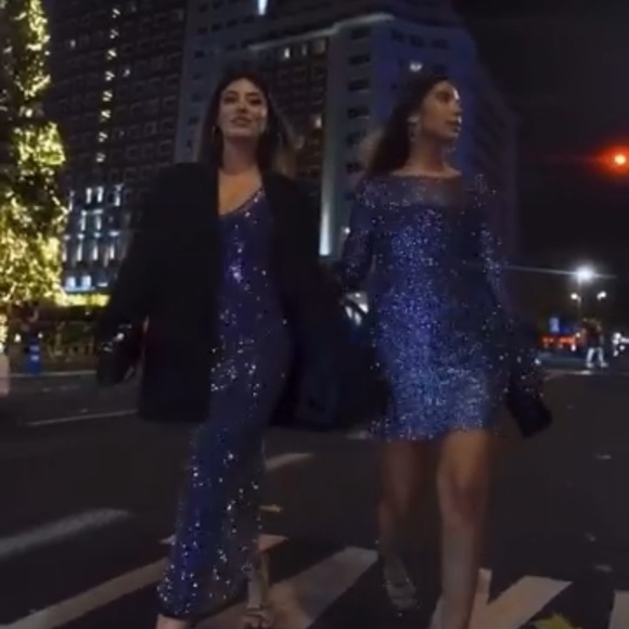 Zara Limited Edition Rhinestone
Mesh Dress - Picture 5 of 16